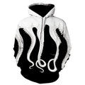 Autumn Men Hoodies Causal 3D Octopus Printed Pullover Men Women Causal Hooded Sweatshirts Unisex Fashion Hoodies With Pocket