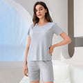 Wholesale Cheap Nightgowns Two Piece Loungewear Set Pjs Ladies Pyjama Pijama Calidad Women's Pajamas 2 in 1 Sleepwear Nighties