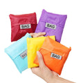 Custom Eco-Friendly Lightweight Polyester Folding Grocery Bag Reusable Foldable Shopping Bag