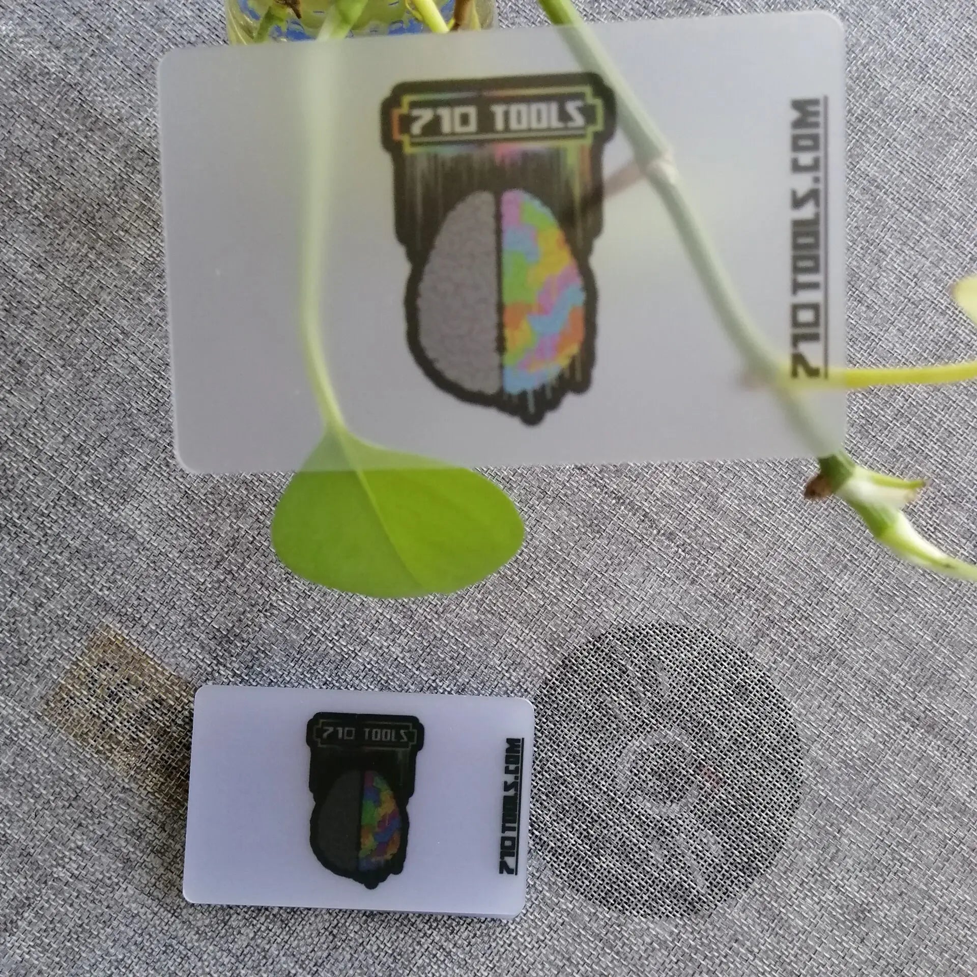 Custom Transparent Plastic Business Card with Offset Printing Hot Stamping Printing Digital Printing Options