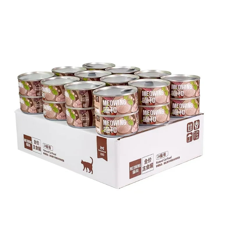 Premium Cat Wet Food High Protein Grain-Free Natural Ingredients Special Chicken Flavor Recipes