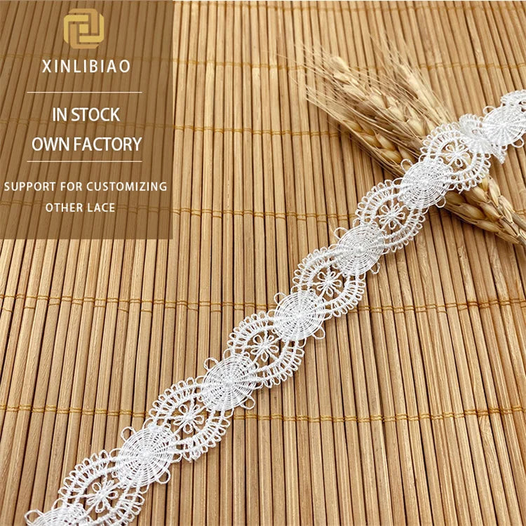 Water-soluble Lace Polyester bar Code Factory Direct Sales Spot Supply Embroidery Clothing AccessoriesLace Trim