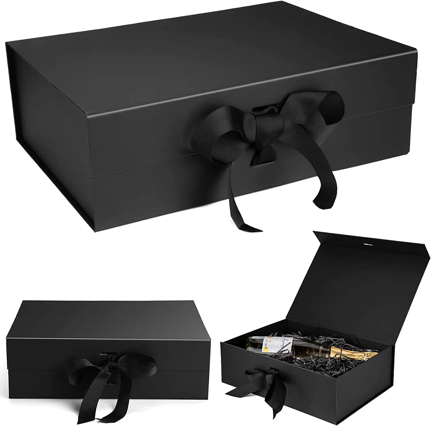 Anniversary Luxury Gift Black Gift Box Suitable for Birthday