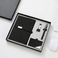Business Souvenirs Notebook Business Card Holder Keychain Suit Printed Logo Buckle Notepad Four-Piece Gift Box