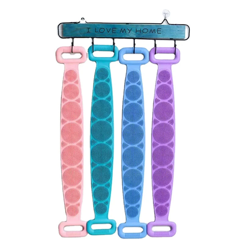Home Use Deep Clean Relax Bath Shower Scrubber for Women Exfoliating Back Scrub Ber