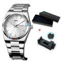 Custom Design Logo Men Watches Luxury Business Stainless Steel Watch Wholesale Relojes Para Hombre
