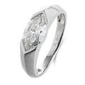Factory Direct Supply VVS1 Lab Grown Diamond Engagement Ring Classic Platinum Wedding Band with Diamond for Parties