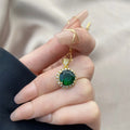 Zircon Stainless Steel 18K Gold Plated Vintage Engagement Wedding Party Necklace with Crystal Pendant-Unisex Fashion Jewelry