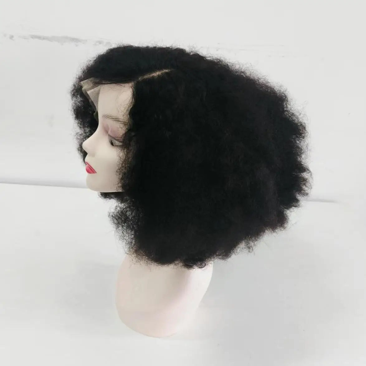 Afro Kinky Curly Lace Front Wigs Brazilian Human Hair 13x4 Afro Kinky Curly Super Double Drawn Human Hair Lace Wigs Promo