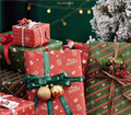 Christmas Gift Wrapping Paper High-end Gift  Large-sized Wrapping  Book Leather Paper Bouquet Packaging Paper