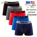 REACH Certification Cheap Price Men's Boxer Seamless Underpants Custom logo Underwear Boxers Briefs for Men Wholesale