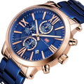 2021 MINI FOCUS 0219 Quartz Watch Men Luxury Watches Mens Top New Chronograph Wristwatch Steel Strap Clock Reloj Hombre