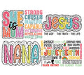 Ready to Ship Mama Screen Print Transfers Iron on Plastisol Transfers DTF Print Plastisol Heat Transfer for T-shirt