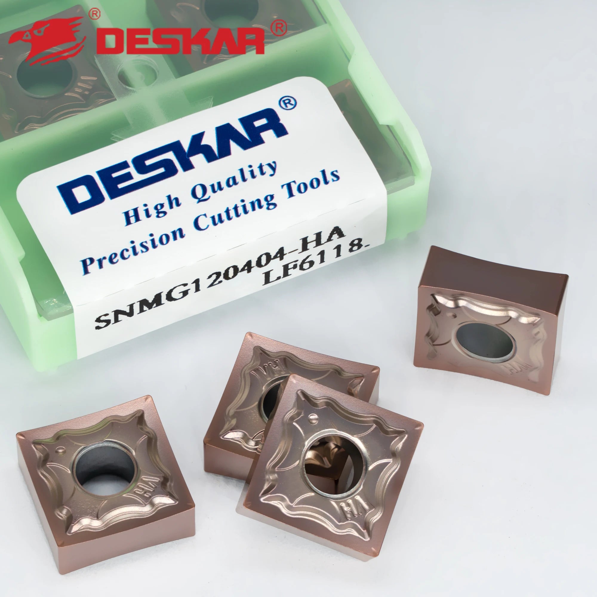 SNMG120404-HA LF6118 CVD Carbide Inserts External Turning Tool HRC40 Hardness Stainless Steel Application OEM Customizable
