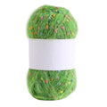 High Quality 40% Polyester 60% Acrylic Blended Yarn Fancy Napped Mohair Color Knots Dot Fleck Rainbow Yarn for Knitting 50g Ball