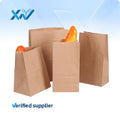 Manufacturer Wholesale Custom Size SOS Kraft Paper Packing Bags for Bread Sandwich Paper Bags From China Source Factory Supplier