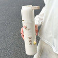 530ml Stainless Steel Water Bottle Double Drink Hight Quality Juice Cup Portable Outdoor Sports Cup Vacuum Flask Thermos Rope