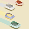 2025 New Design Easy Clean Cat Plastic Kitty  Litter Box With High Sides Open Set Top  Includes Scoop