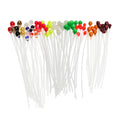 Wholesale 2/3mm Crab Shrimp Eyes for Fly Tying Black Red Color for Saltwater & Pike Flies Fishing Eye Fly Tying Material