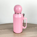 1300ml Football Water Bottle with 220ml Taza De Yerba Mate Tea Cup Lid Thermos Flask Straw Filter Argentina Powder Coated Termos