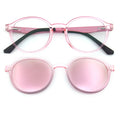 Custom Logo Tr90 TAC Polarized Sunglasses for Kids Magnetic Clip on Optical Eyewear for Children Boys and Girls
