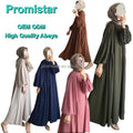 PROMISTAR 2024 Modest Women's Abaya New Elegant Fashion Islamic Dress Adults Long Hijab Made Polyester Summer