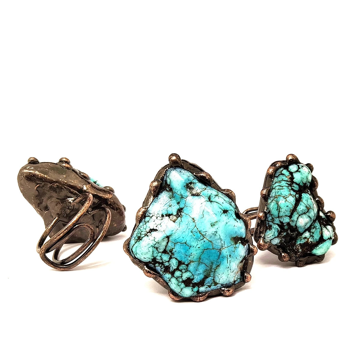Wholesale Natural Raw Crystal Rhinestone Vintage Silver/Gold Plated Gemstone Ring Adjustable CNAS Certified Unisex