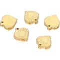 5Pcs Stainless Steel Oil Pressure Embossing Loving Heart Charms Pendants for DIY Jewelry Findings Necklace Bracelet Supplies