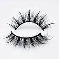 2026 Spike 5D Real Mink Eyelashes Extensions Fur Vegan Mink 25mm Soft 15mm Hand Made Black Cotton Band 18mm Luxury Lashes Box