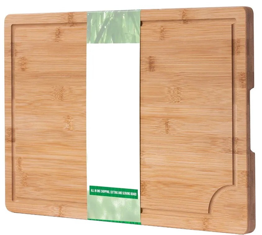 Customized Large Organic Bambus Schneidebrett Holz Kitchenware Chopping Block Wood Cutting Chopping Board With Juice Groove