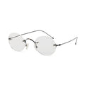 Sunray Glasses Frame Rimless Myopia Glasses Literary Retro Canada Elite Pure Titanium Anti Blue Light Glasses