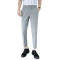 Men's Business Trousers Casual Pants Stretch Straight Suit Trousers