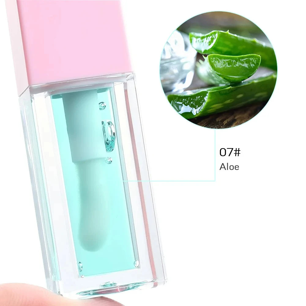 Vitamin E and Coconut Oil Hydrates and Comforts Non-stickyl Moisturizing Lip Plumper Moisturizing Nature Clear Lip Care Oil