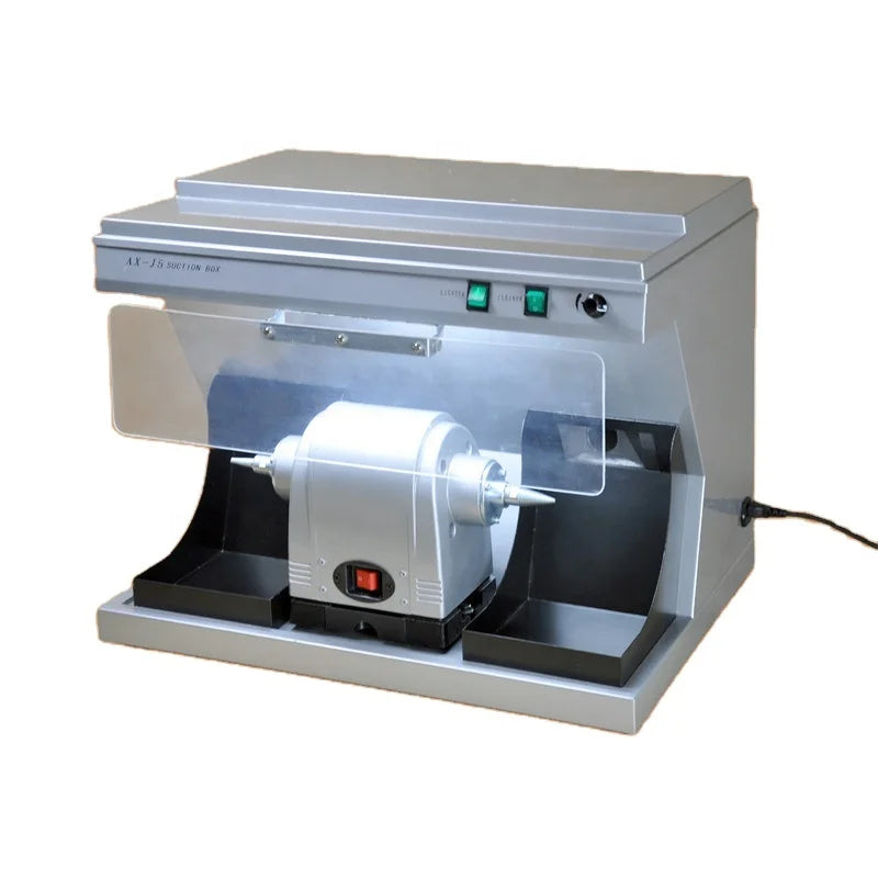 Dental Polisher Dental Lab Polishing Lathe Machine With Dust Collection Unit AX-J5