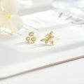 Wholesale Gold Bee Zircon Earrings for Women Fashion Jewelry Pendientes Tassel Earrings Stud Earrings