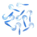 Wholesale SO002 6.5cm 2g 10pcs/bag Artificial Soft Plastic Grubs Worms Baits Soft Fishing Lures with Roll Tail