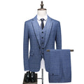 Classic Men's Long Plus Size 3-Piece Suit Set for Wedding Groom & Banquet Parties Business Casual M-6XL