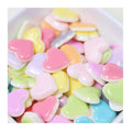 Resin Heart Charms White Colorful Lovely DIY Beads Flatback Jewelry Ornament Hair Clips Making