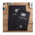 POTENTATE A5 Black Paper Sketchbook Spiral Bound 120GSM Drawing Pad