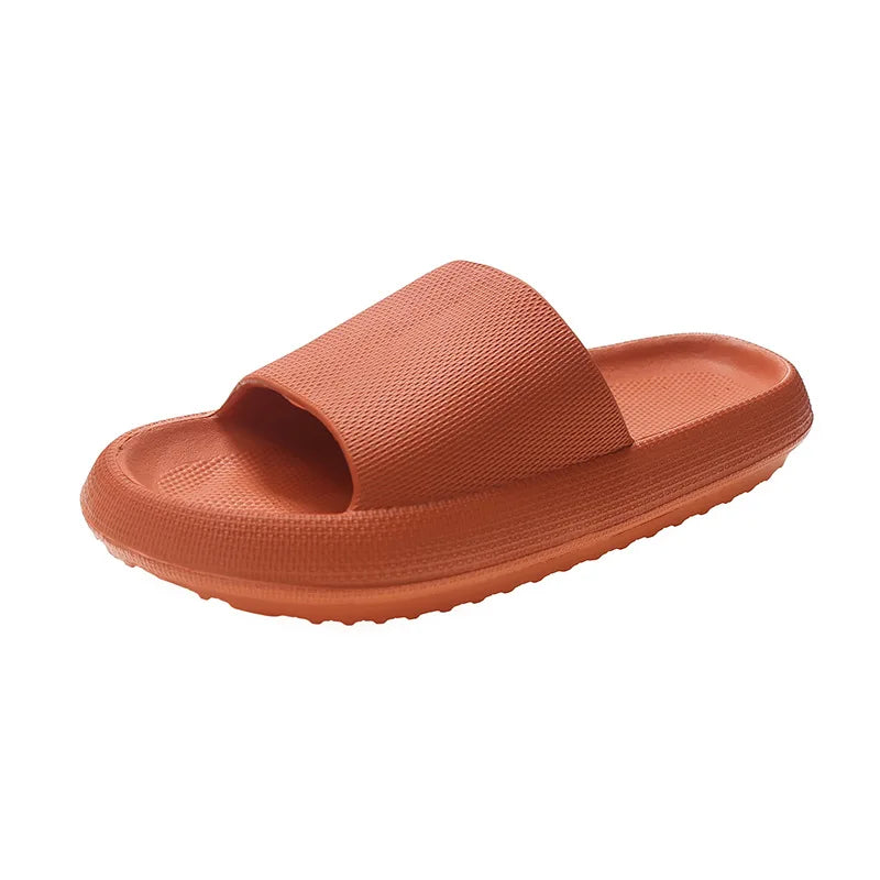 Women's New Thick Bottom Wearable slippers Solid Colour Fashion Trend Ladies Flat Bottom Shoes Anti-slip Indoor Outdoor