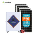 Poland Stock All-In-One Grid Outdoor Hybrid Inverter 11kw 15kwh LiFePO4 Lithium Battery 51.2V Solar Storage Battery Power System