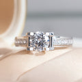 MSR-1595 14K Gold Customized  Round  Shape  1.07ct  D VVS1  Lab Diamond  Ring
