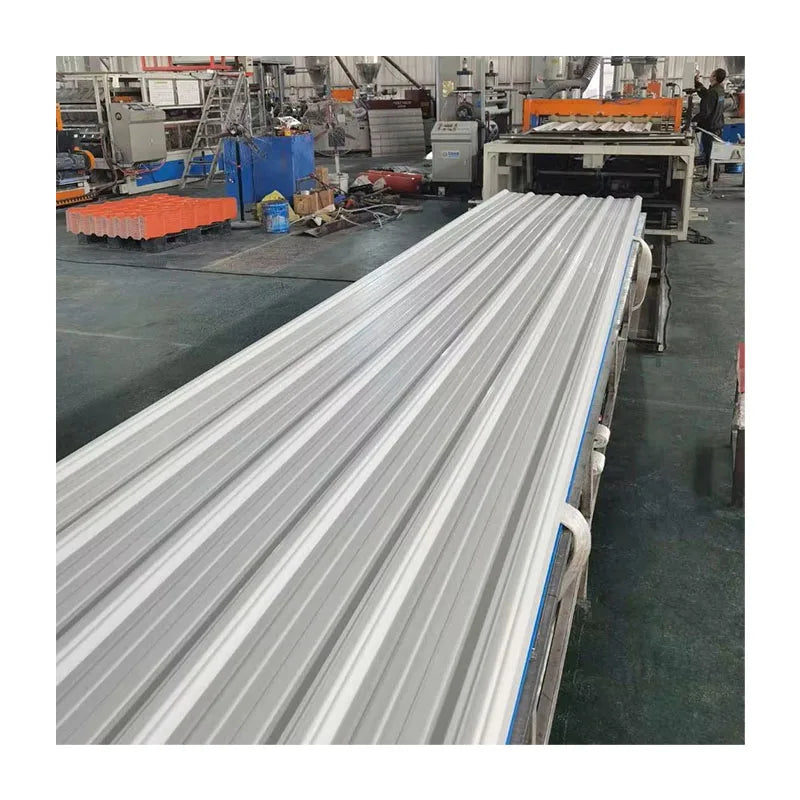 Fireproof Industrial PVC Plastic Shingles Roofing Sheets for Warehouse Use-Durable Anti-UV Windproof Heat Insulation Cheap Price