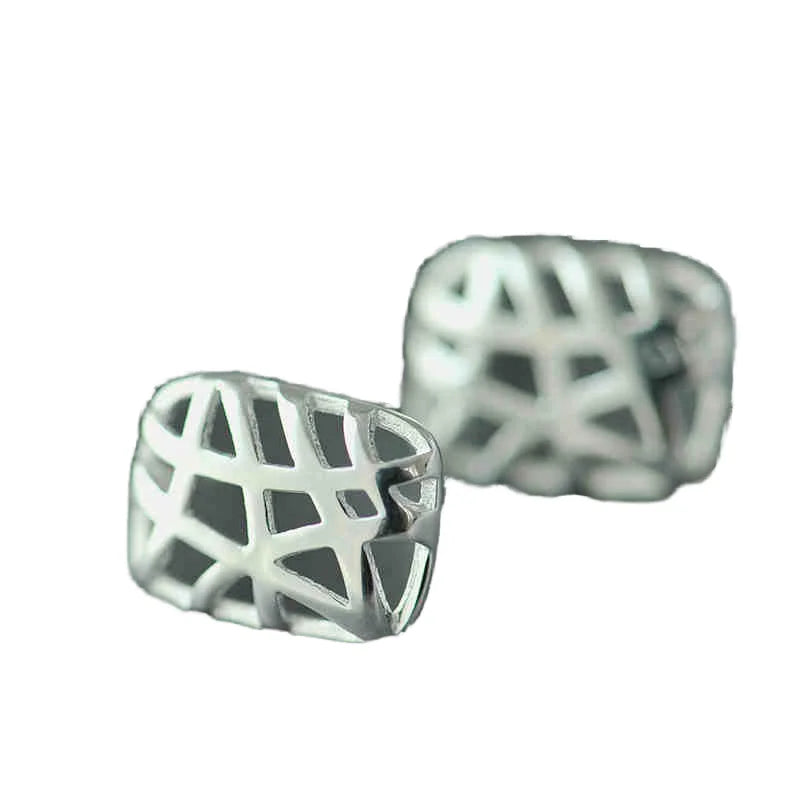 S925 Sterling Silver Geometric Earrings Cute Trendy Korean Fashion Jewelry for Weddings Wholesale Korean Style Wedding Jewelry