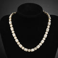 High Quality 10mm Sugar Necklace Advanced Design Hot Hip Hop Rock Sugar Chain Gold Silver White Diamond for Europe United States