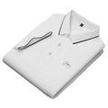 Men's Summer Casual Business T-Shirt New Short Sleeve Solid Pattern Turn-Down Anti-Pilling Embroidered Knitted Polyester/Cotton