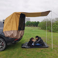 Truck Canopy Camping Equipment Waterproof Retractable Car Rear Tent Self Driving Outdoor Awning Rear Trunk Suv Tailgate Tent