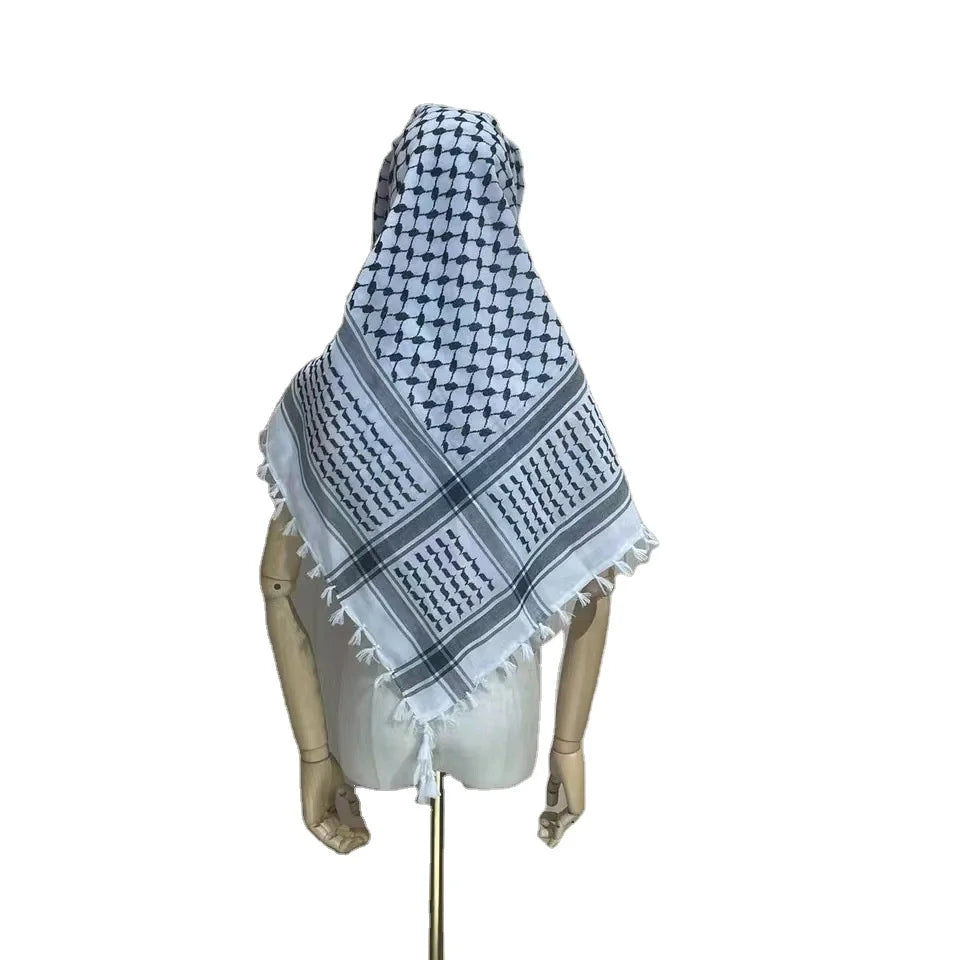 CCY Wholesale Printed Arabian Men Palestine Flag Head Scarf Islamic Yashmagh Shemagh Keffiyeh Arab Scarf