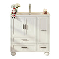 Modern Bathroom Furniture Waterproof Floor Mounted Classics Shaker Wash Vanity Storage Cabinet