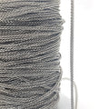 Wholesale 1.5mm Diamond Cut Square Spiga Necklace Chains for Jewelry Making 925 Sterling Silver